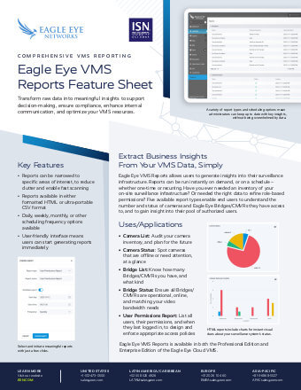 PDf Cover Eagle Eye VMS Reports feature sheet 2023-10-31