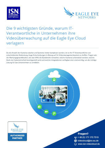 Cover PDF Dokument: 04 ISN VMS Eagle Eye Cloud-VMS for IT Leaders Article DE 20200626